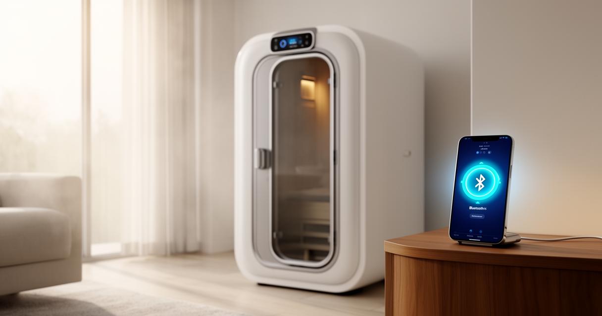 Experience detox : découvrez le sauna à vapeur portable Bluetooth avec contrôle de température pour un confort optimal