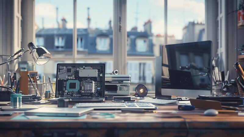 Réparation experte et rapide de Mac à Paris avec Madmac Informatique : diagnostic et intervention sur MacBook Air